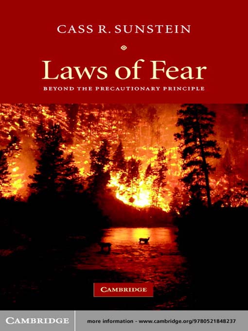 Title details for Laws of Fear by Cass R. Sunstein - Available
